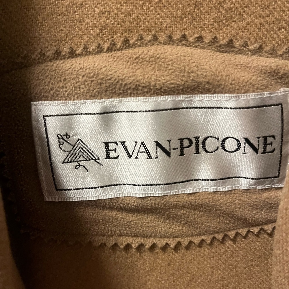 Vintage Evan Picone Woman’s Double Breasted Trench Sz 6. Removable Wool Lining - Picture 4 of 8